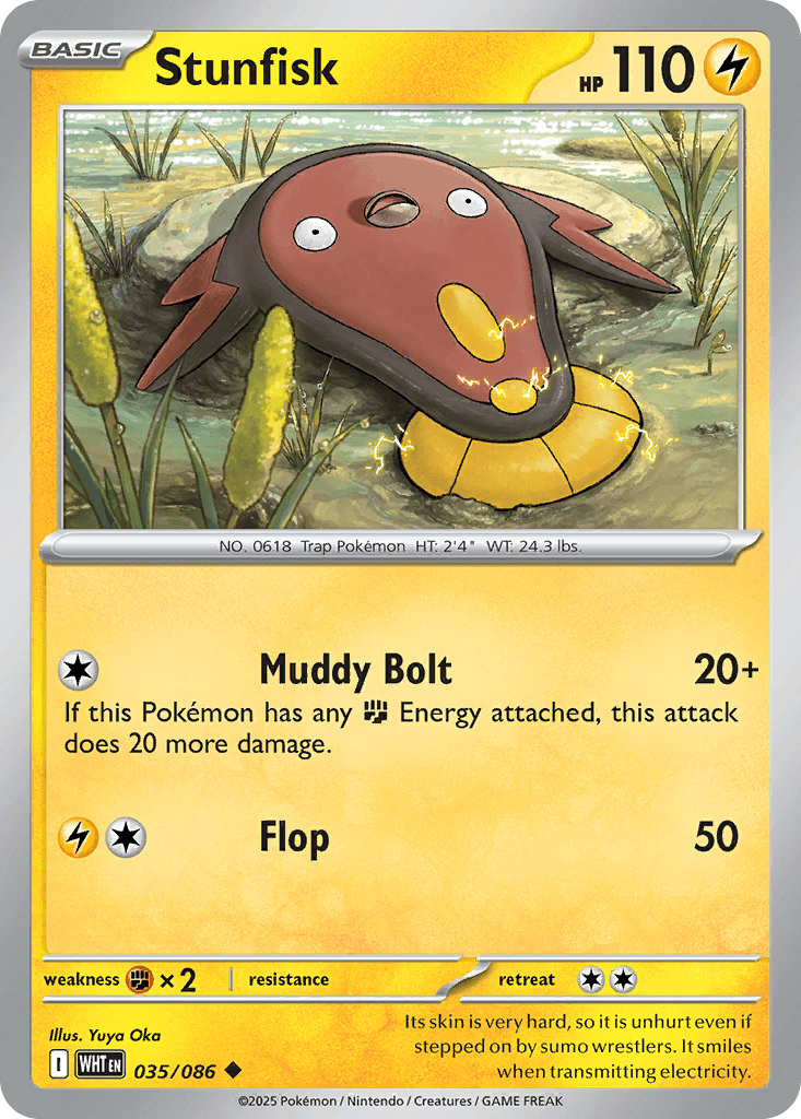 Stunfisk, carta 035 de White Flare