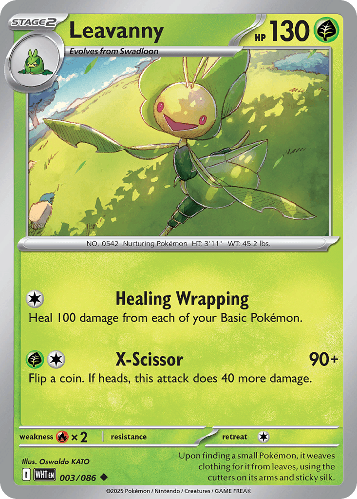 Leavanny, carta 003 de White Flare