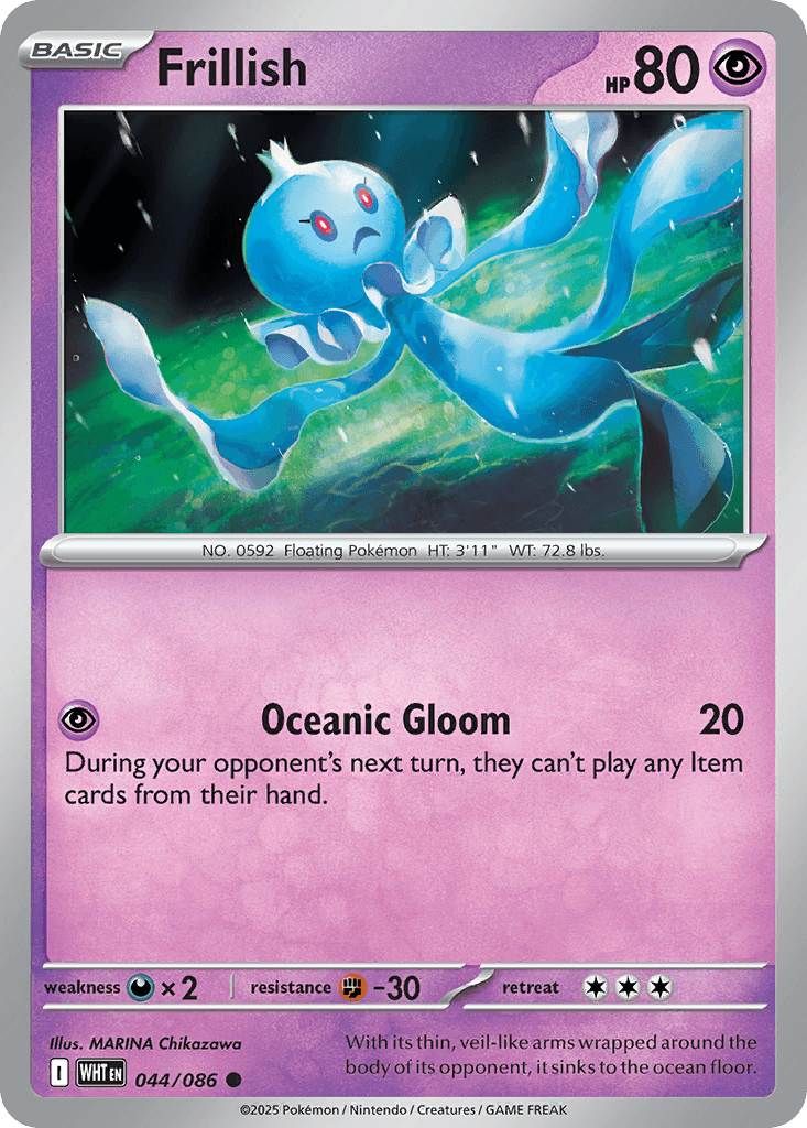Frillish, carta 044 de White Flare