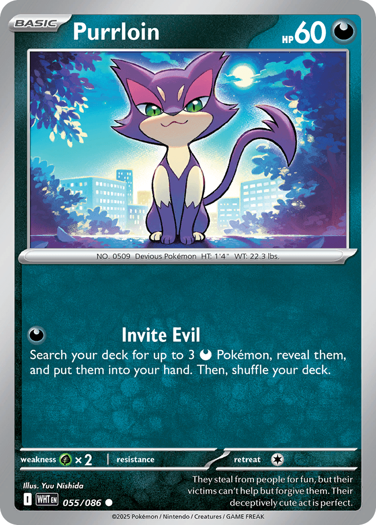 Purrloin, carta 055 de White Flare