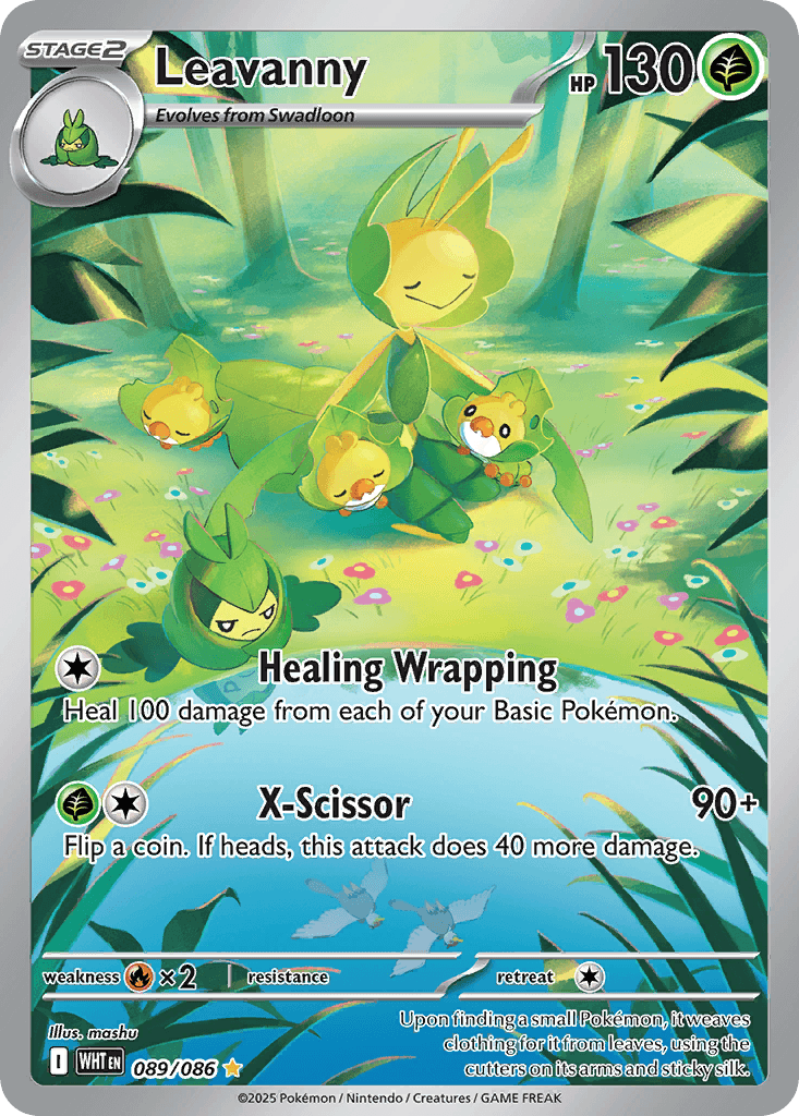 Leavanny, carta 089 de White Flare