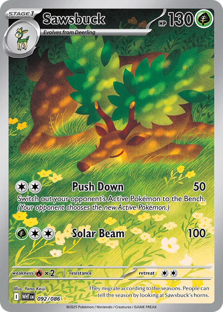 Sawsbuck, carta 092 de White Flare