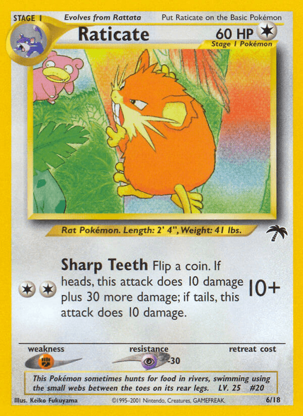 Raticate, carta 6 de Southern Islands