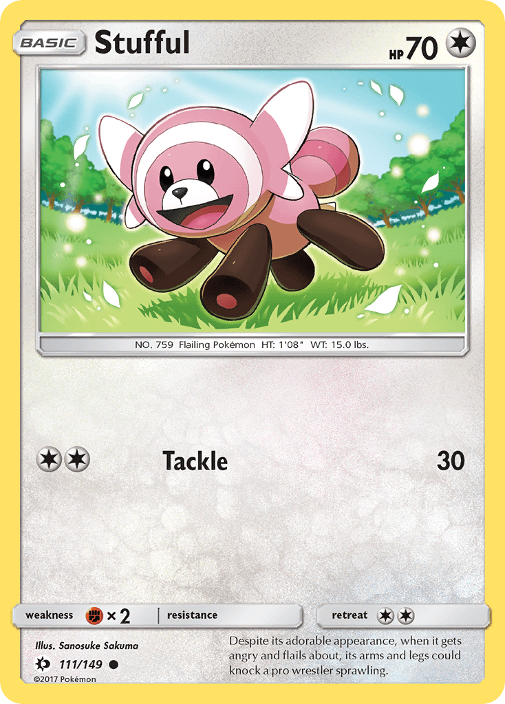 Stufful, carta 111 de Sun & Moon