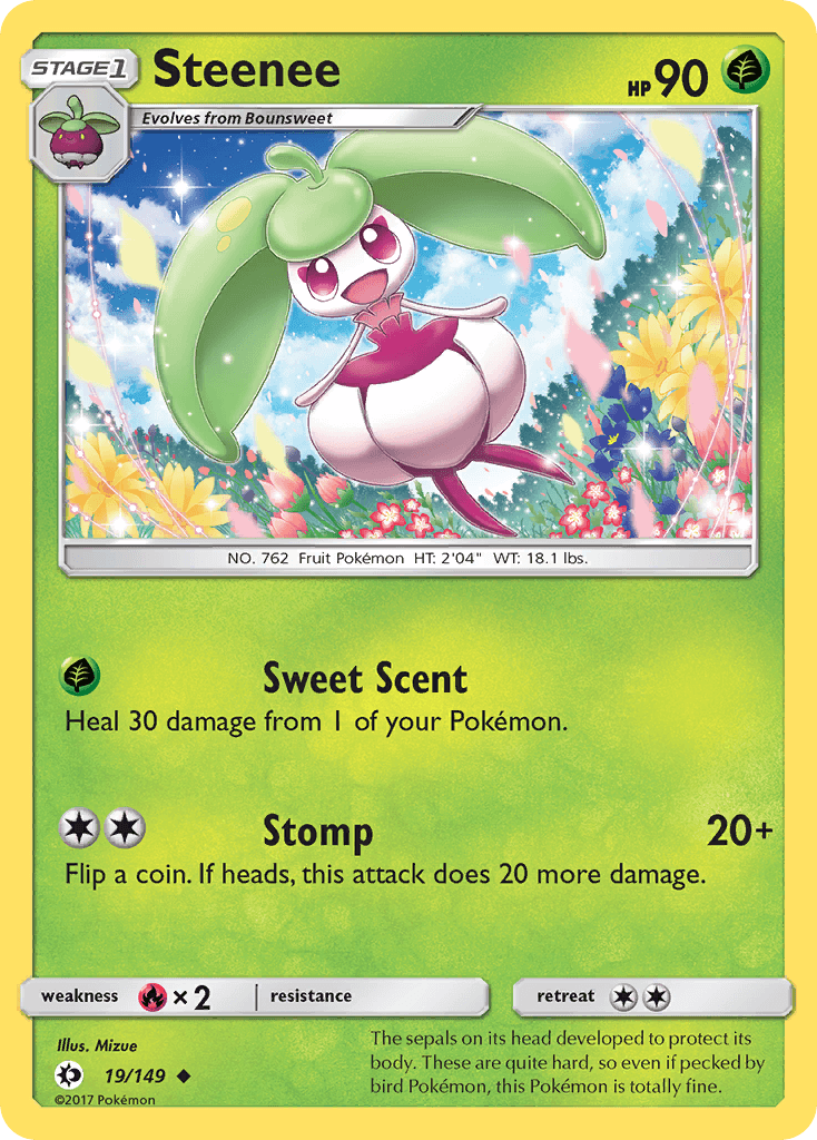Steenee, carta 19 de Sun & Moon