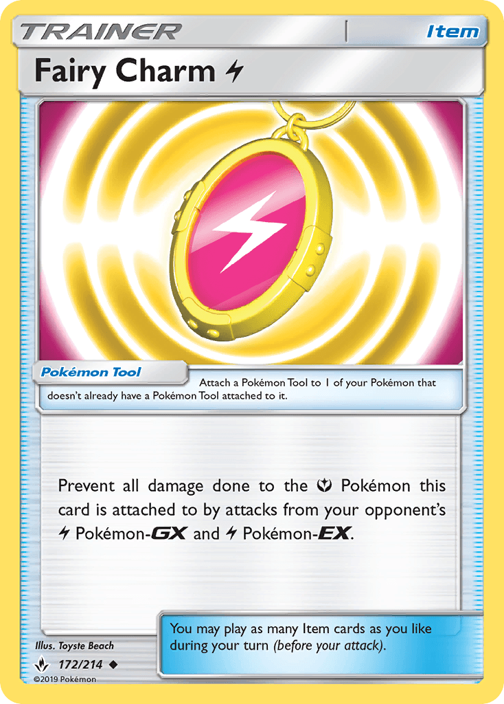 Fairy Charm Lightning, carta 172 de Unbroken Bonds