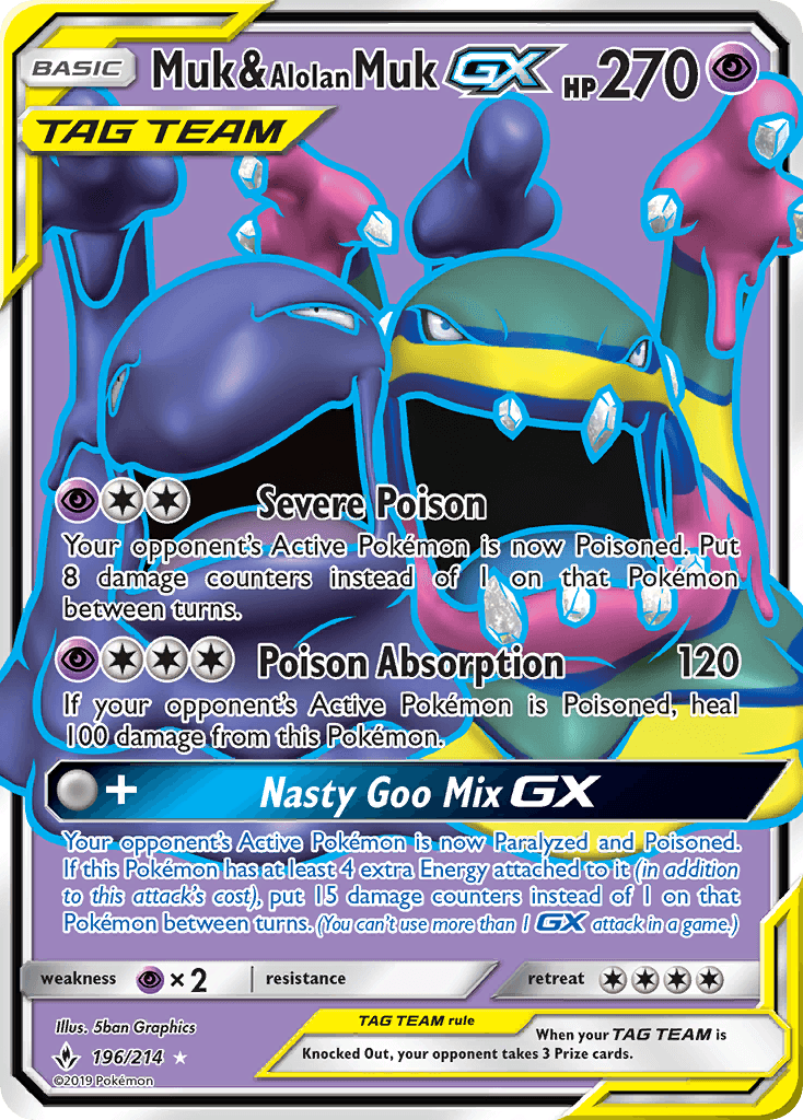 Muk & Alolan Muk GX, carta 196 de Unbroken Bonds