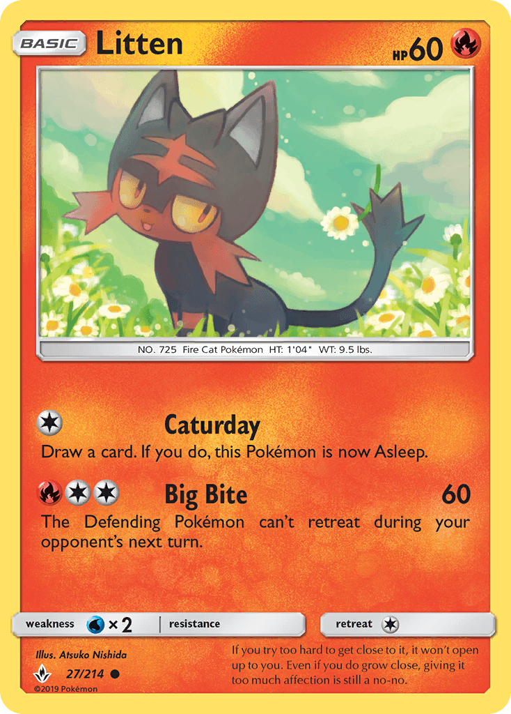 Litten, carta 27 de Unbroken Bonds