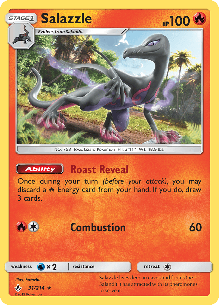 Salazzle, carta 31 de Unbroken Bonds