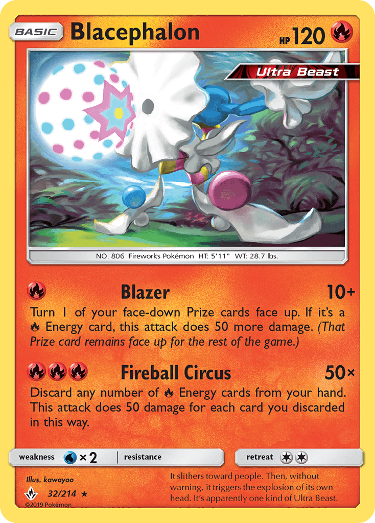 Blacephalon, carta 32 de Unbroken Bonds