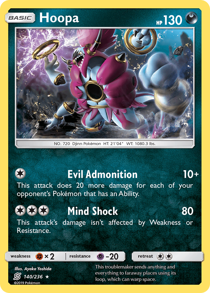 Hoopa, carta 140 de Unified Minds