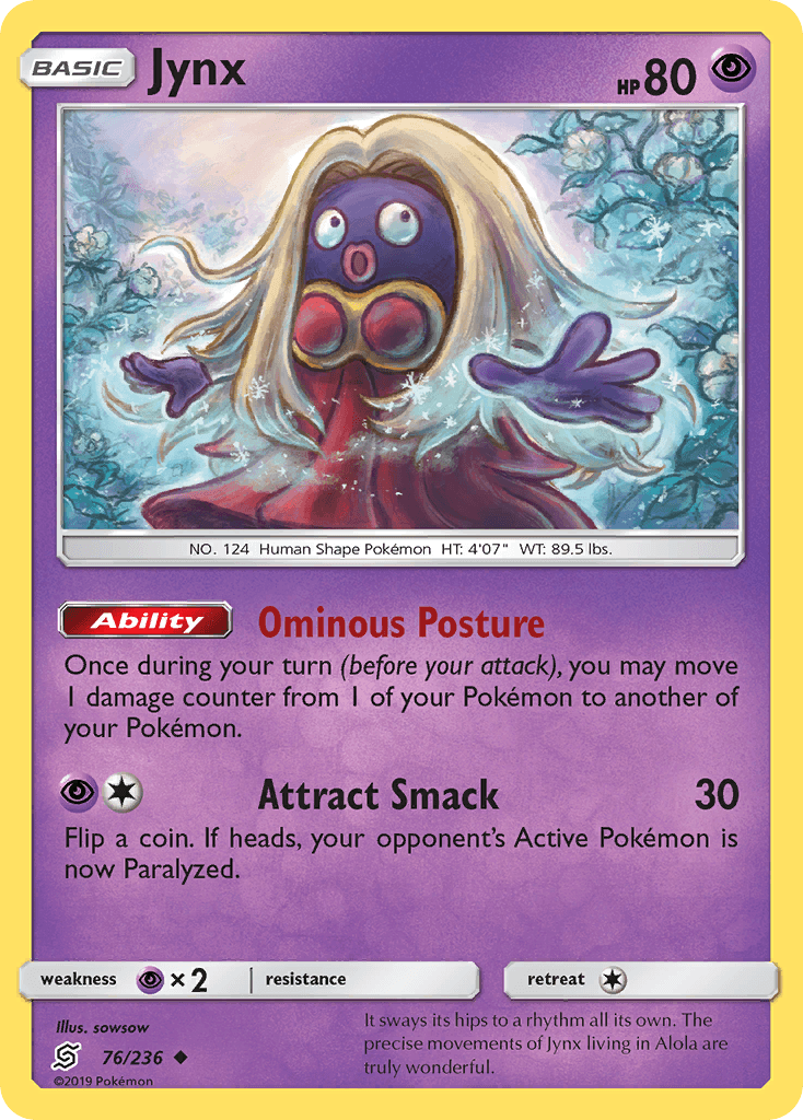 Jynx, carta 76 de Unified Minds
