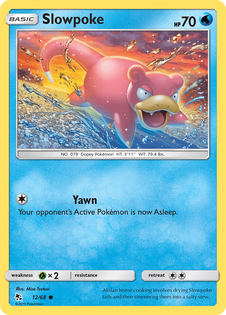 Slowpoke, carta 12 de Hidden Fates