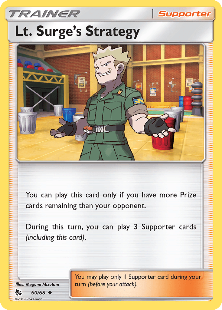 Lt. Surge’s Strategy, carta 60 de Hidden Fates