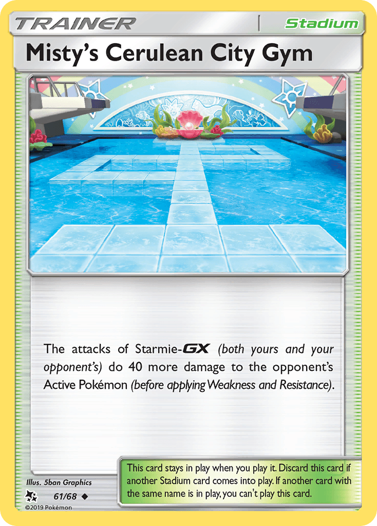 Misty’s Cerulean City Gym, carta 61 de Hidden Fates