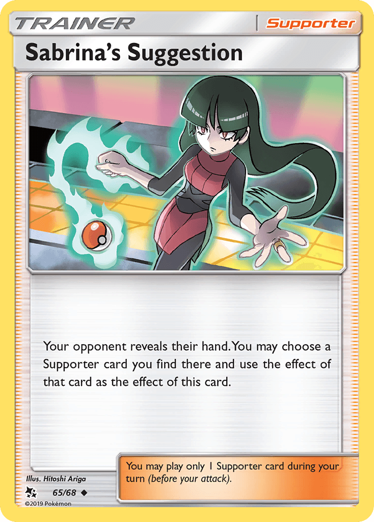 Sabrina’s Suggestion, carta 65 de Hidden Fates