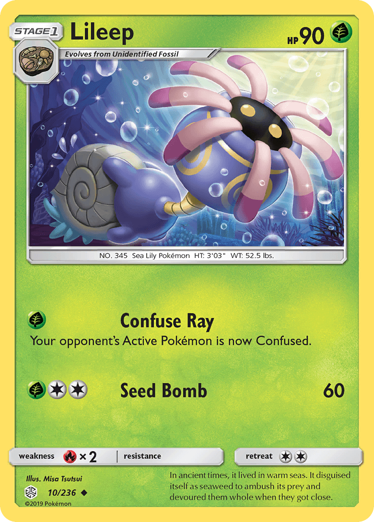Lileep, carta 10 de Cosmic Eclipse