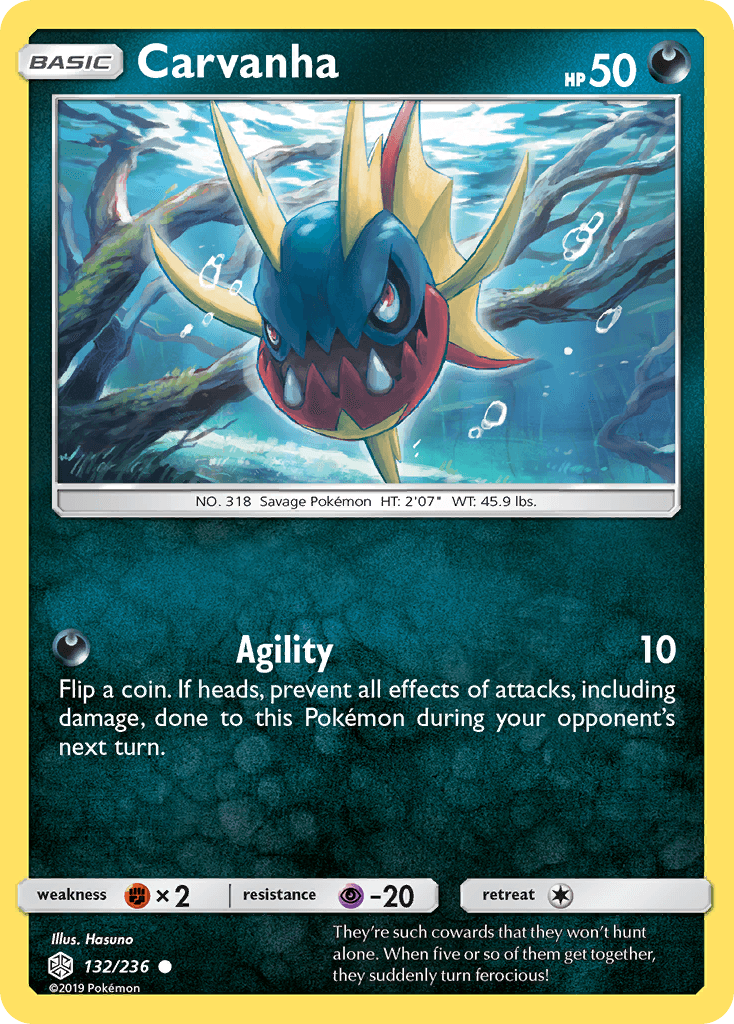 Carvanha, carta 132 de Cosmic Eclipse