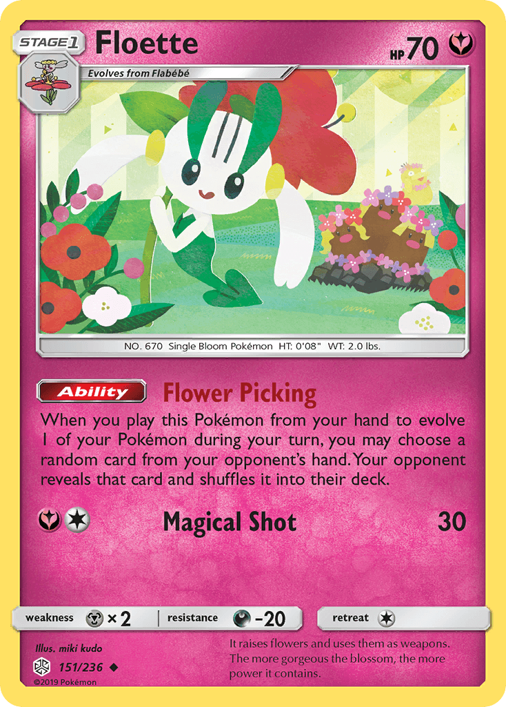 Floette, carta 151 de Cosmic Eclipse