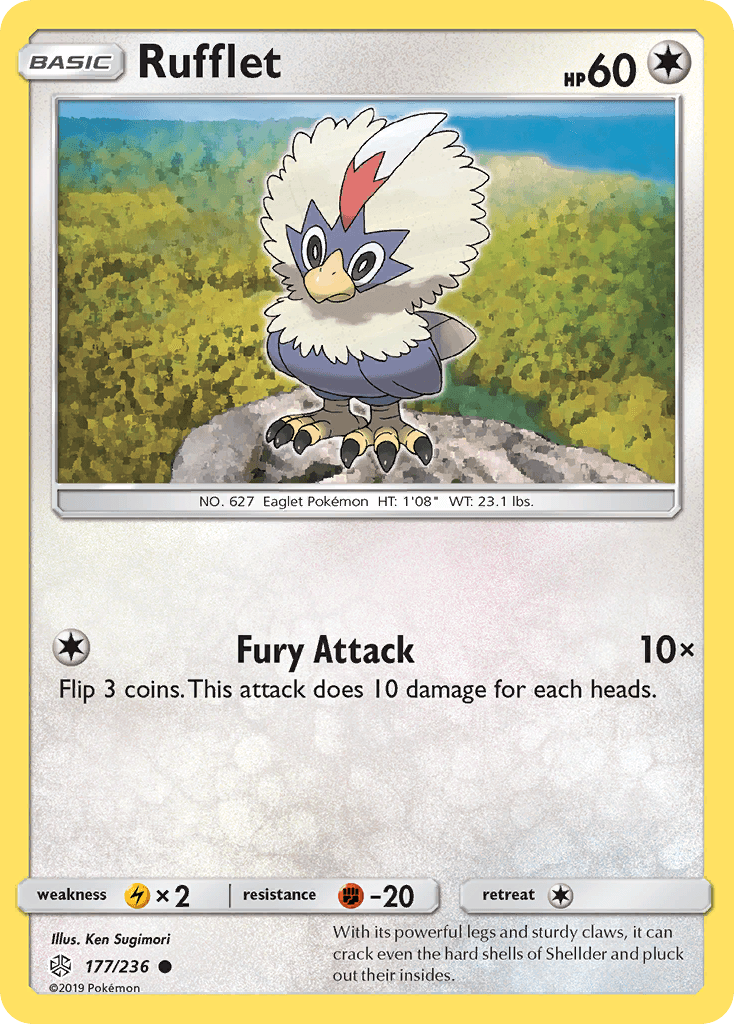 Rufflet, carta 177 de Cosmic Eclipse
