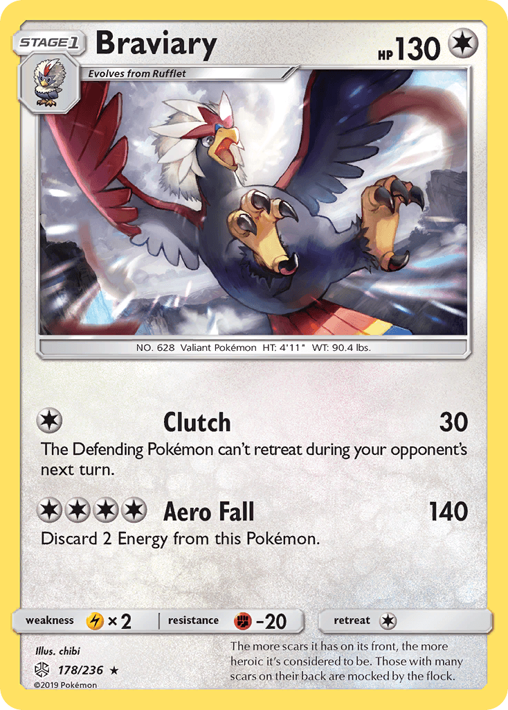 Braviary, carta 178 de Cosmic Eclipse