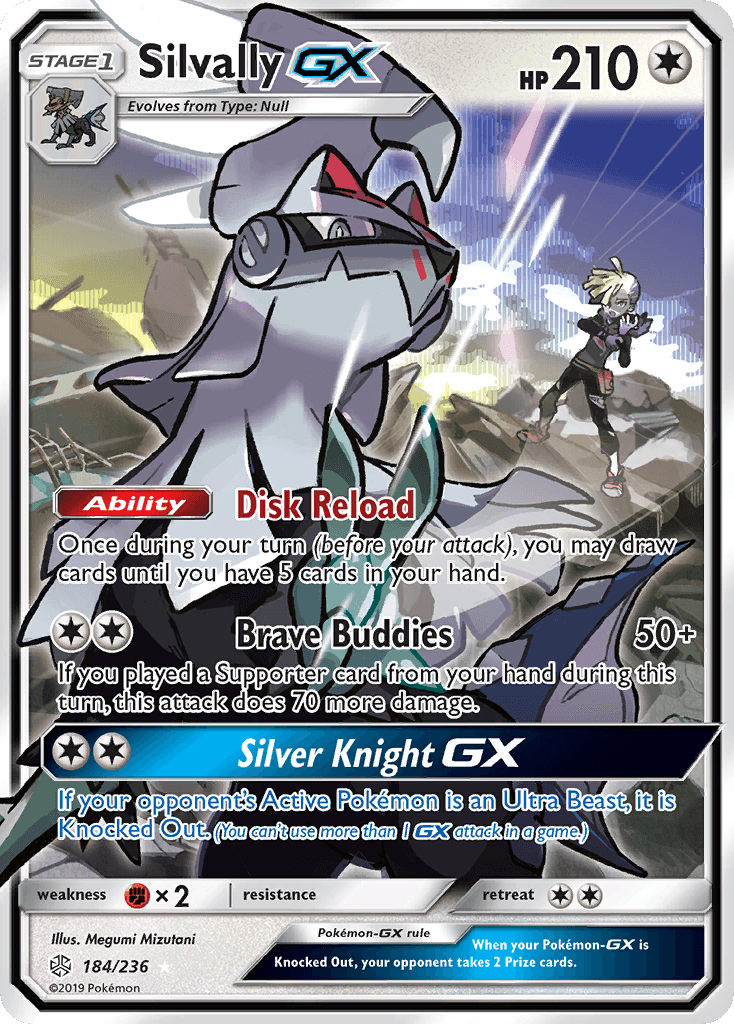 Silvally GX, carta 184 de Cosmic Eclipse