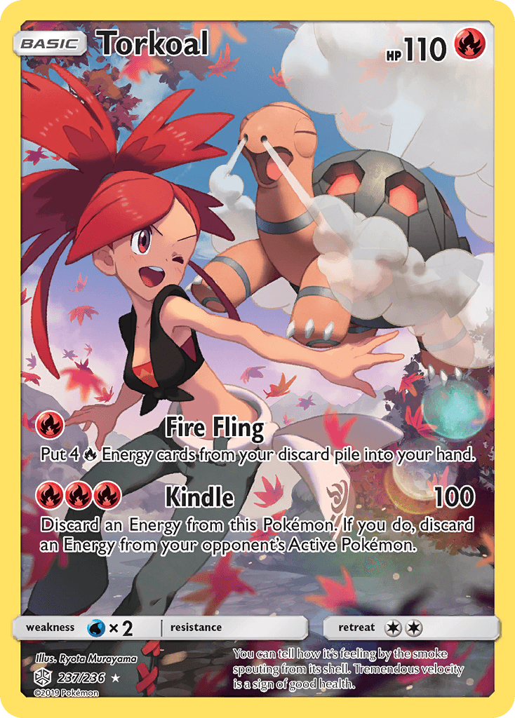 Torkoal, carta 237 de Cosmic Eclipse