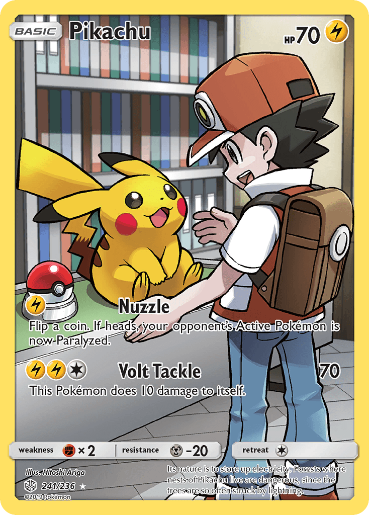 Pikachu, carta 241 de Cosmic Eclipse