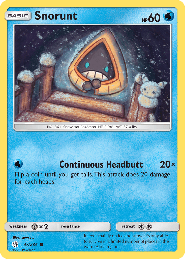 Snorunt, carta 47 de Cosmic Eclipse