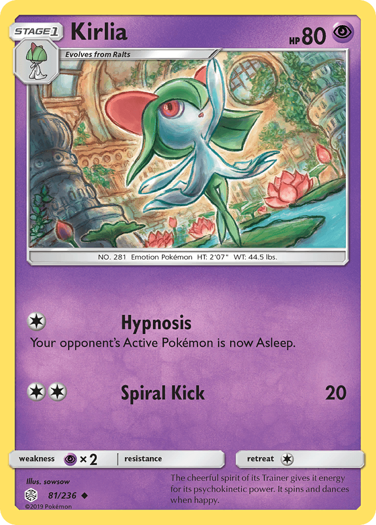 Kirlia, carta 81 de Cosmic Eclipse