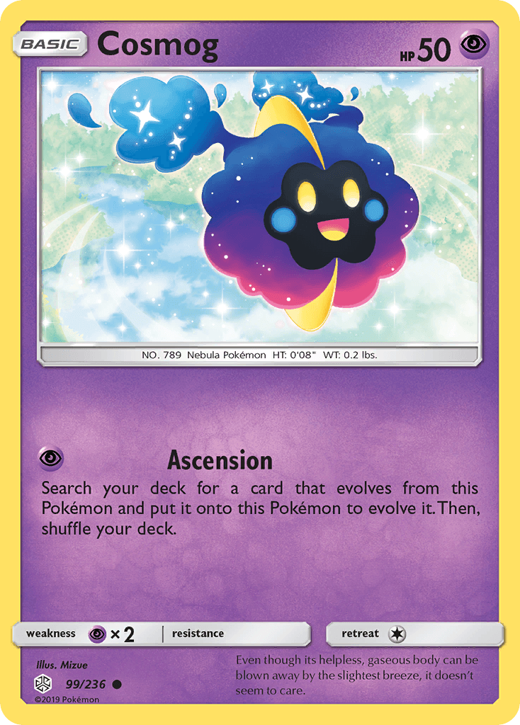 Cosmog, carta 99 de Cosmic Eclipse