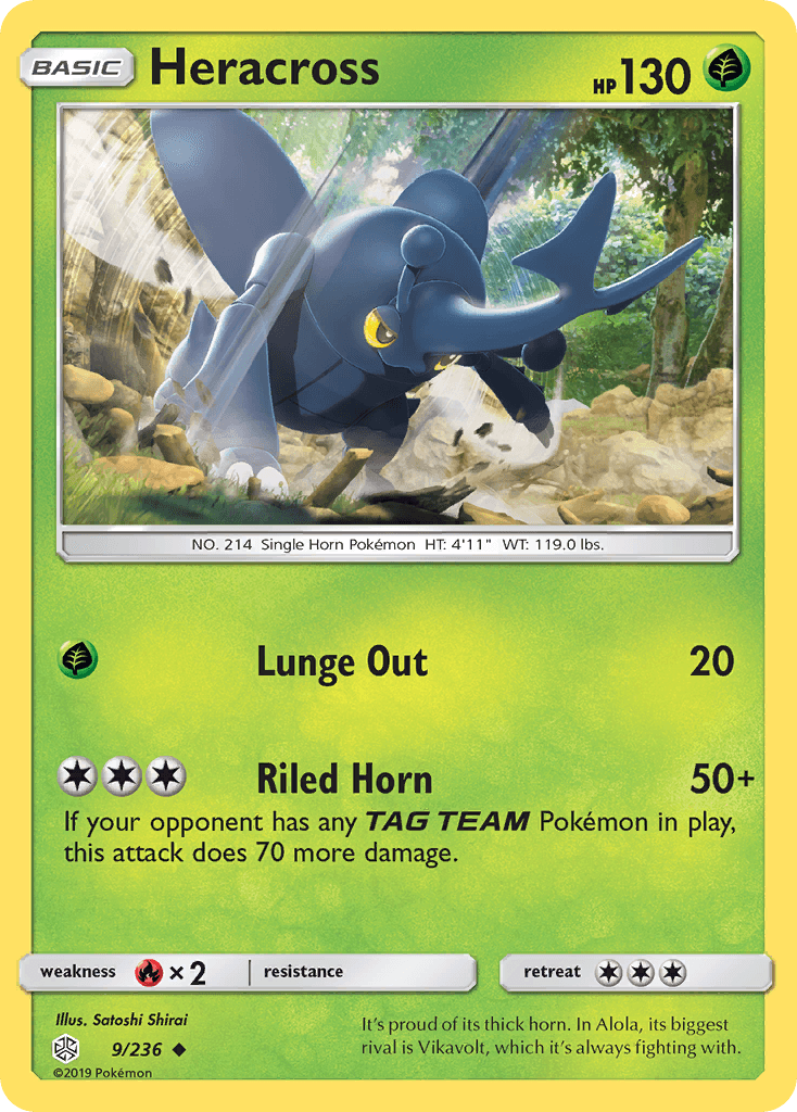 Heracross, carta 9 de Cosmic Eclipse