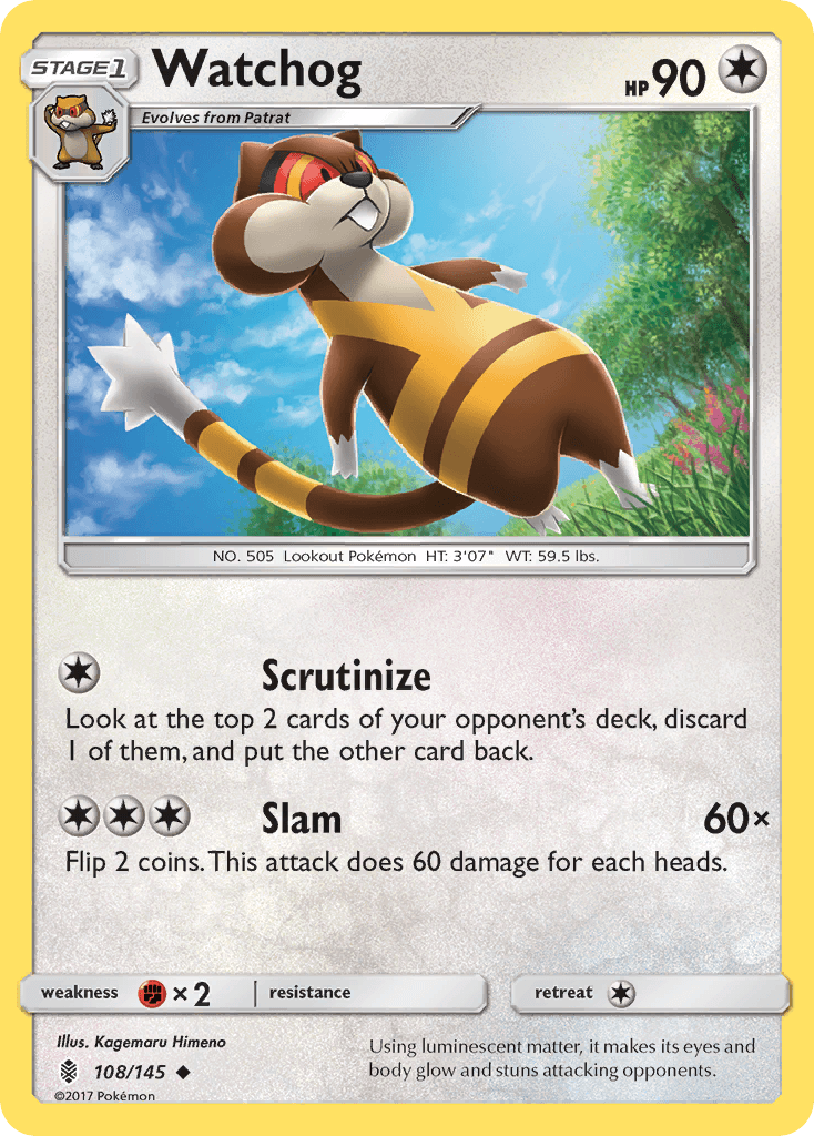 Watchog, carta 108 de Guardians Rising