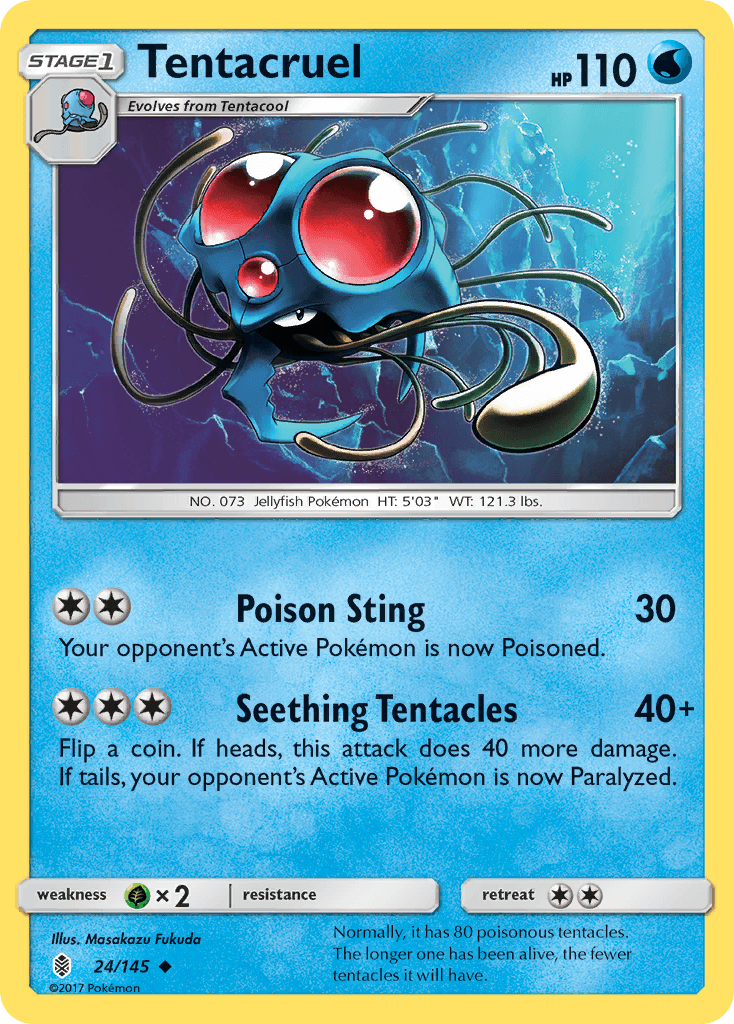 Tentacruel, carta 24 de Guardians Rising