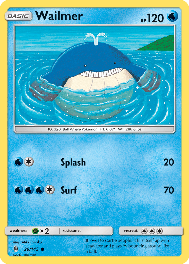 Wailmer, carta 29 de Guardians Rising