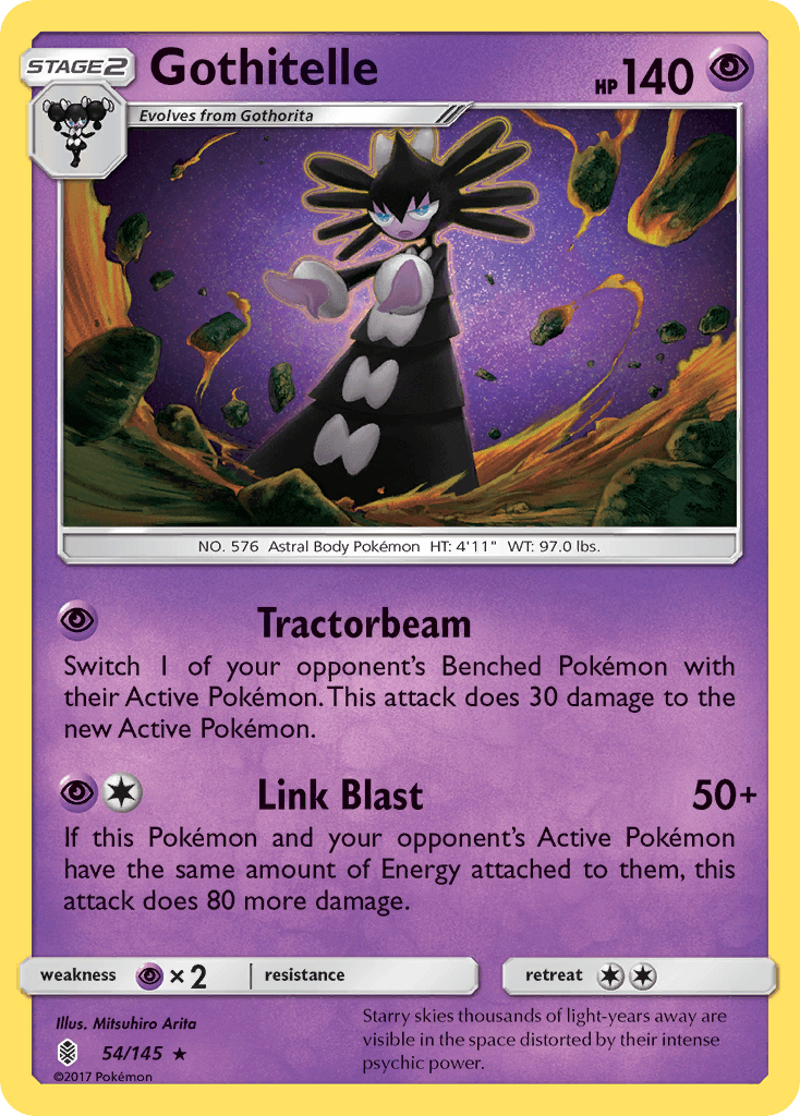 Gothitelle, carta 54 de Guardians Rising