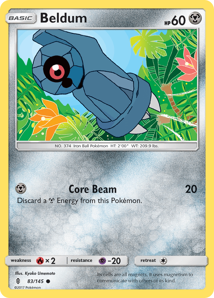 Beldum, carta 83 de Guardians Rising