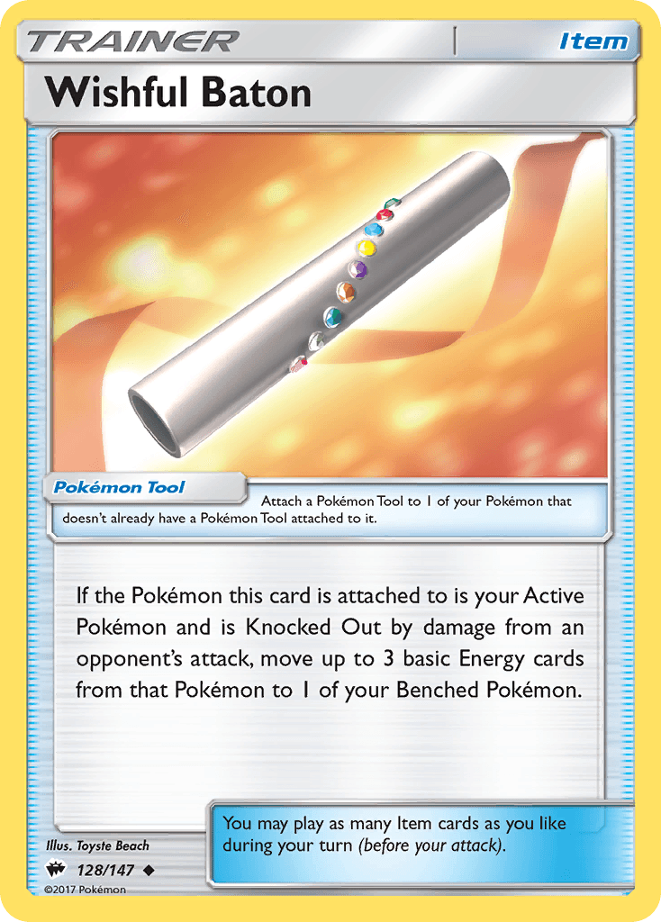 Wishful Baton, carta 128 de Burning Shadows