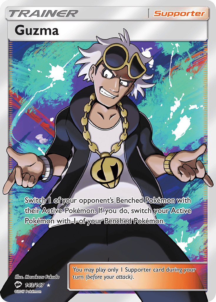 Guzma, carta 143 de Burning Shadows