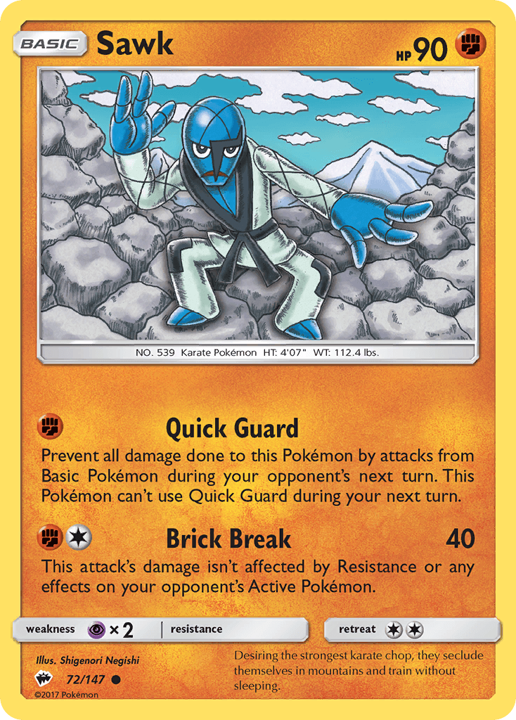 Sawk, carta 72 de Burning Shadows