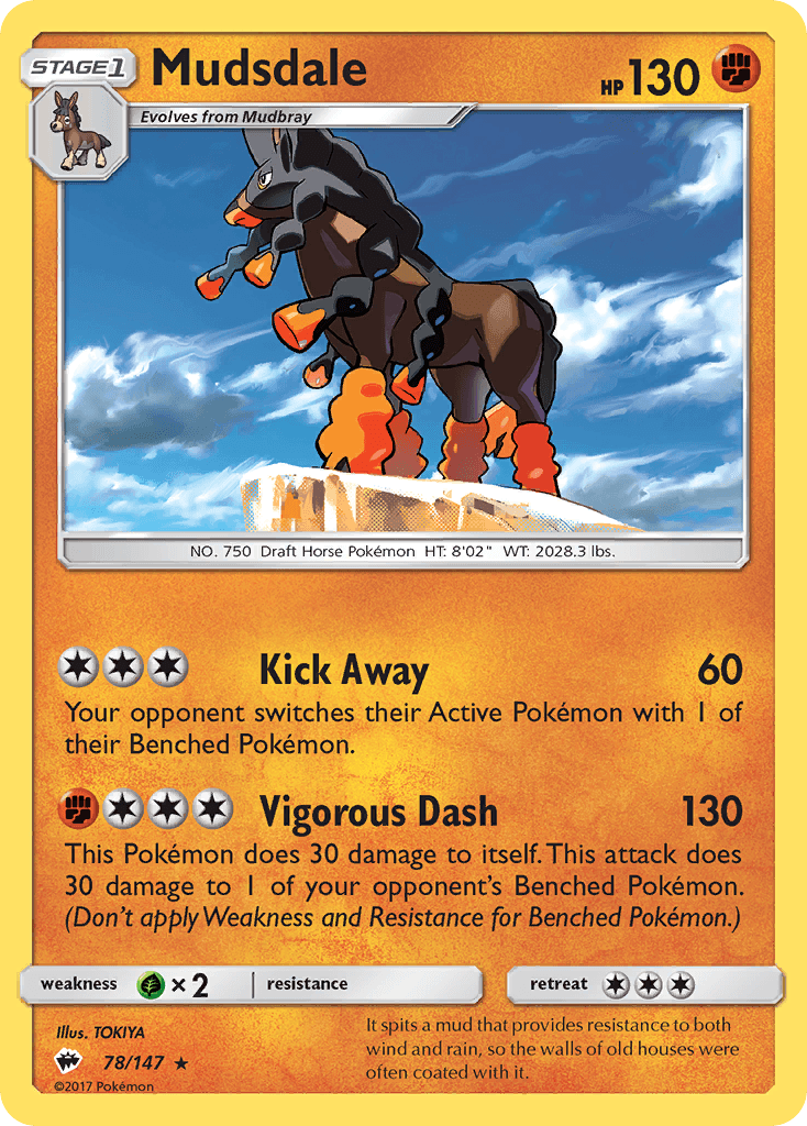 Mudsdale, carta 78 de Burning Shadows