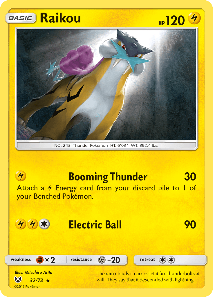 Raikou, carta 32 de Shining Legends