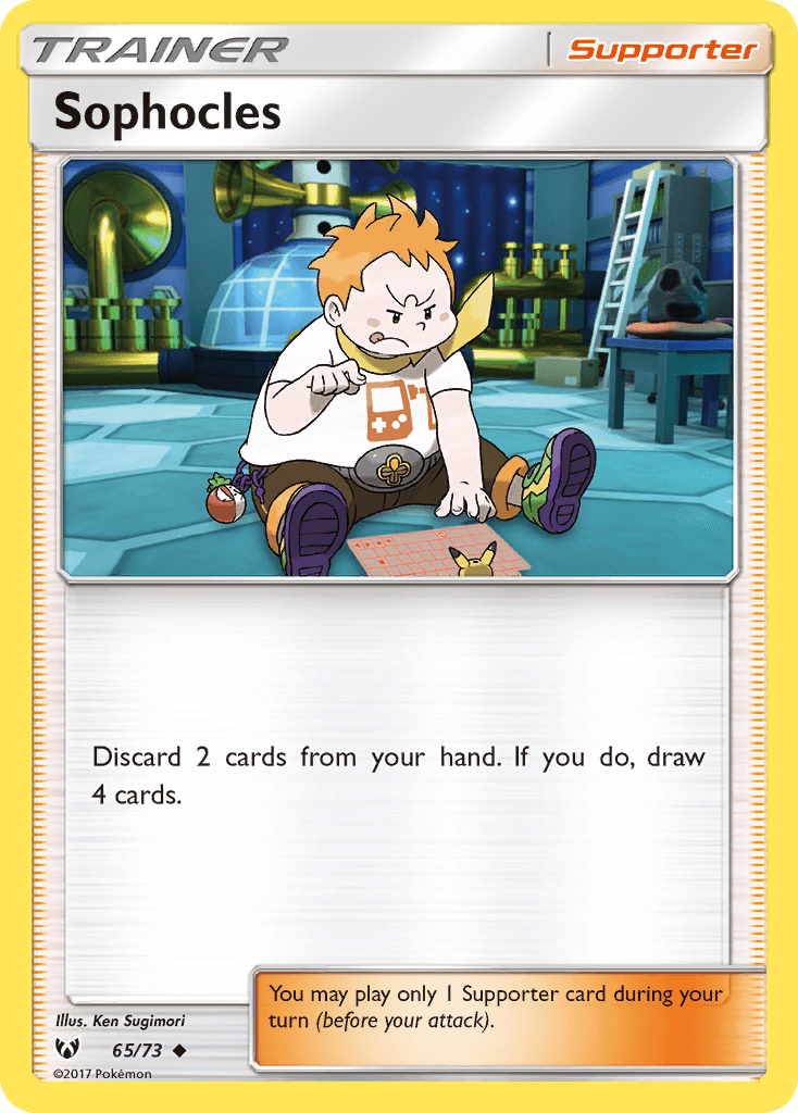 Sophocles, carta 65 de Shining Legends