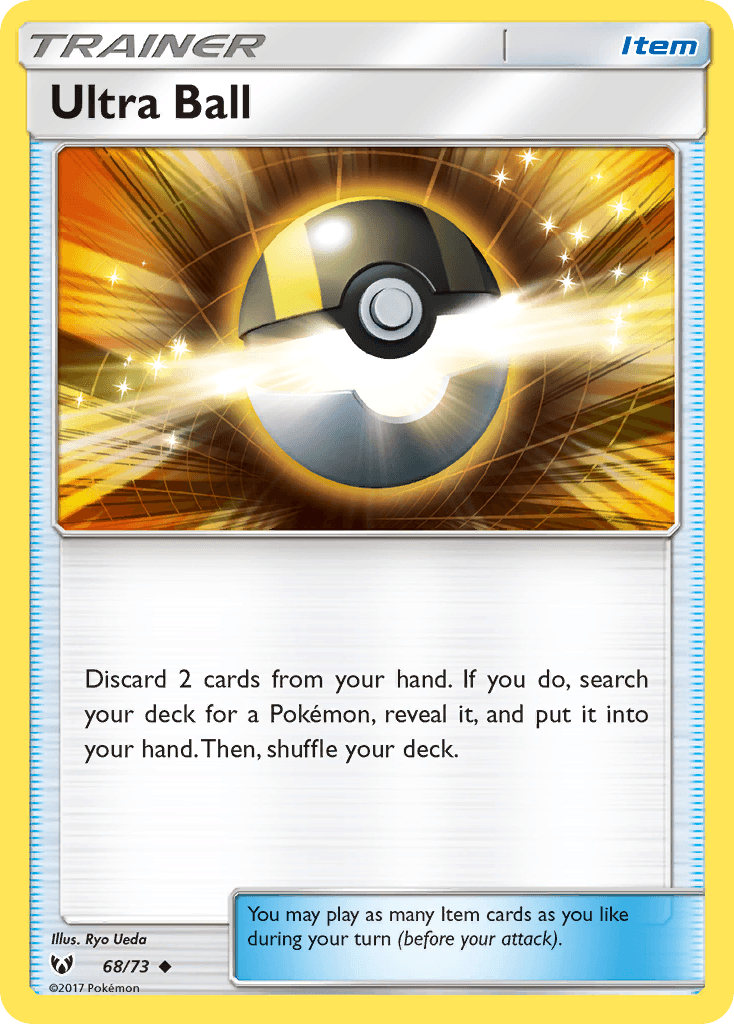 Ultra Ball, carta 68 de Shining Legends