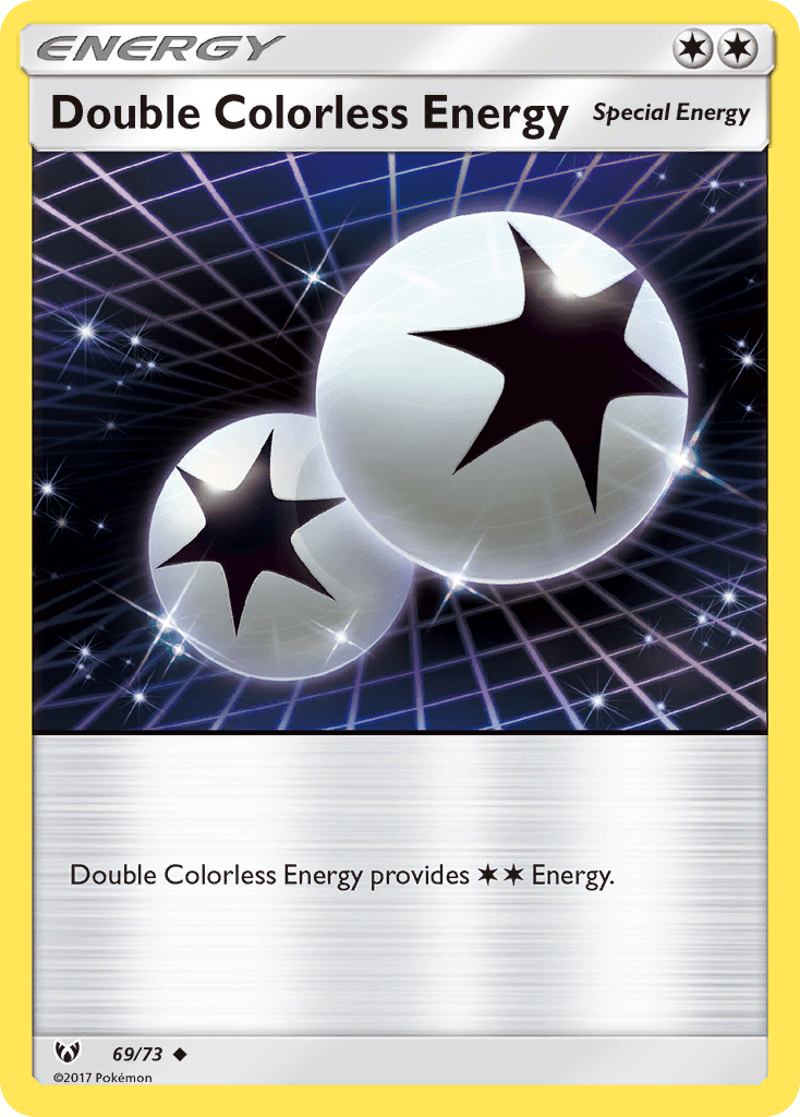 Double Colorless Energy, carta 69 de Shining Legends