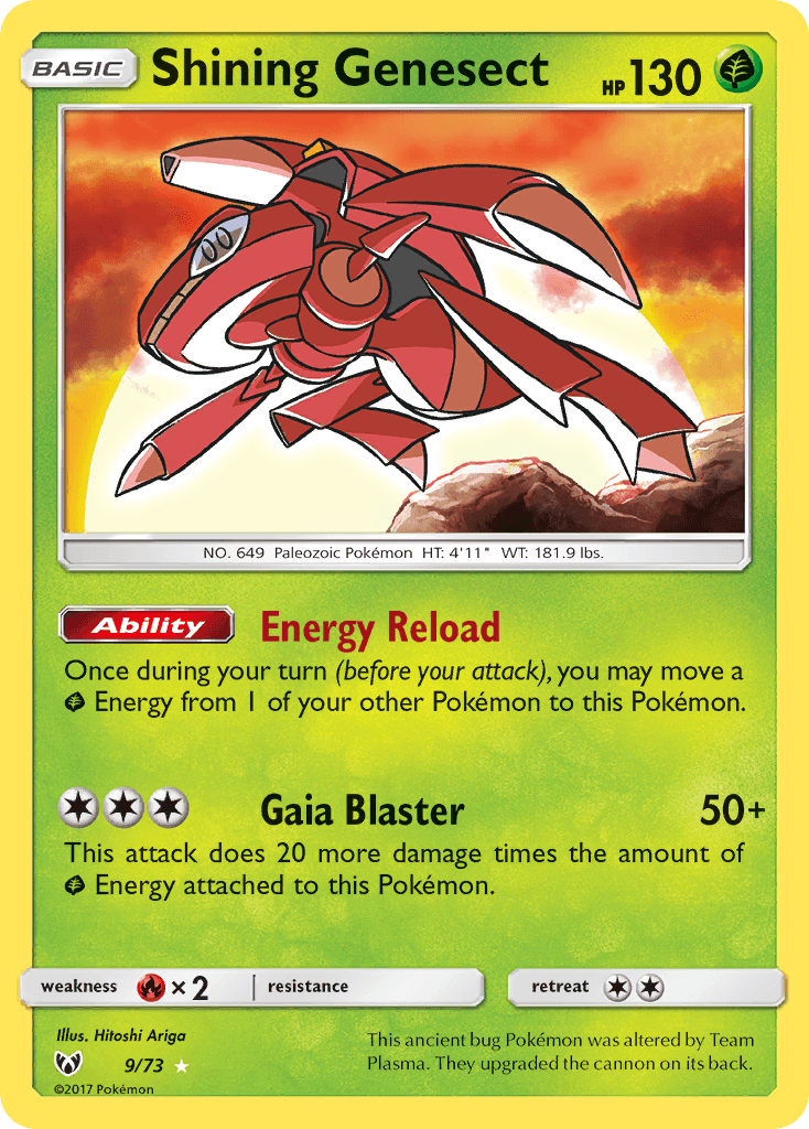 Shining Genesect, carta 9 de Shining Legends
