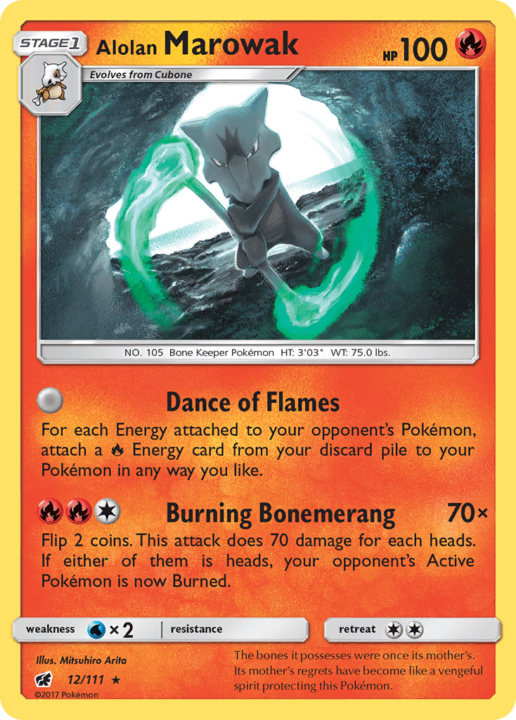 Alolan Marowak, carta 12 de Crimson Invasion