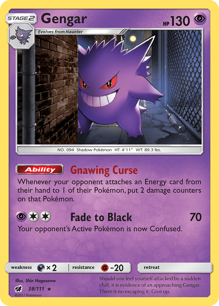 Gengar, carta 38 de Crimson Invasion