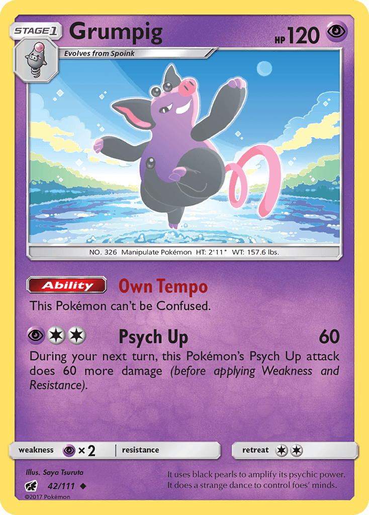Grumpig, carta 42 de Crimson Invasion