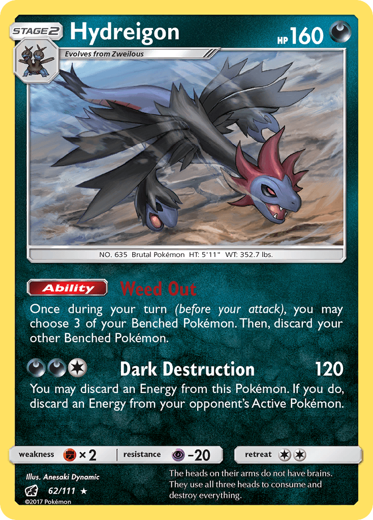 Hydreigon, carta 62 de Crimson Invasion